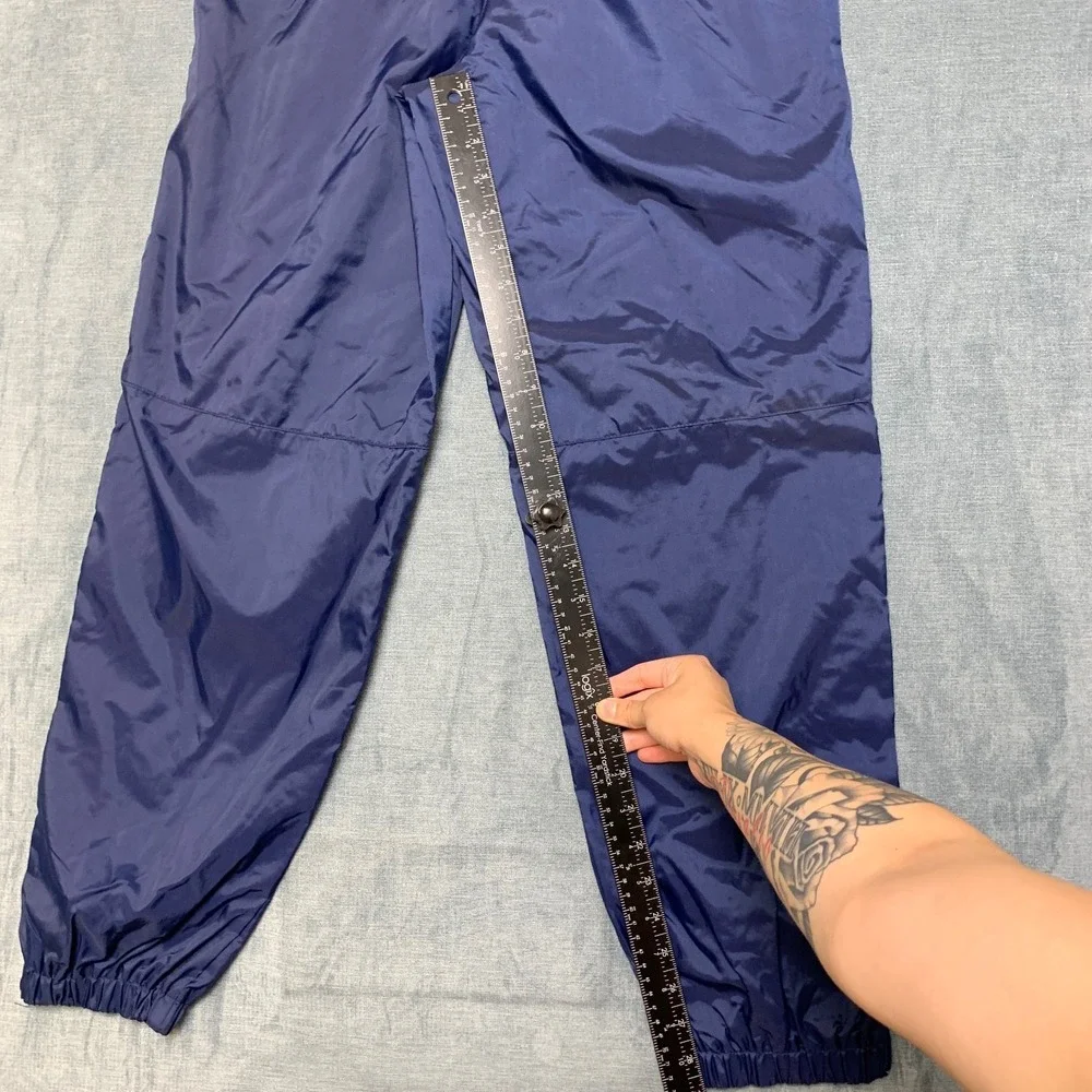 Adidas Jogger Pants Mens 28x29 Navy Blue Logo Drawstring Waist Performance Sport